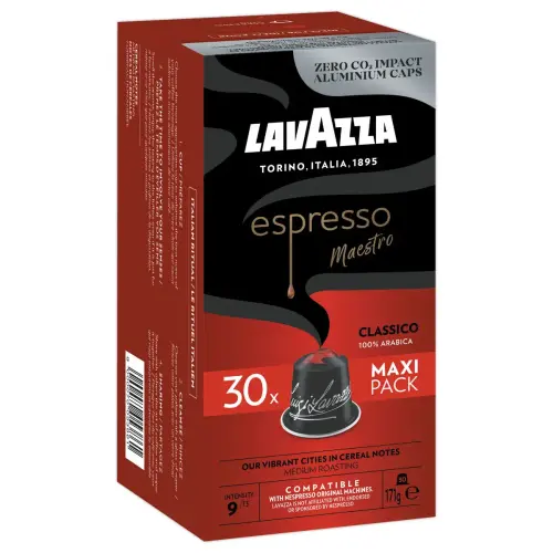 30 Capsules Espresso Classico – Compatibles Nespresso - LAVAZZA
