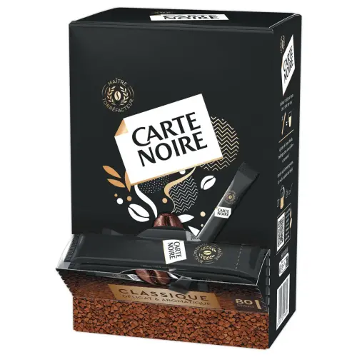 80 sticks de café soluble Carte Noire