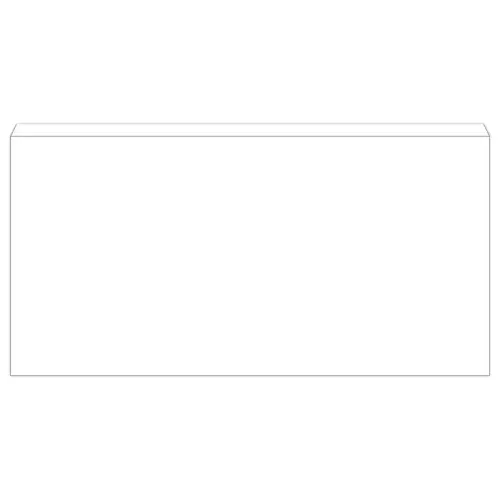 500 enveloppes blanches 110x220 80 gr autocollantes Fiducial