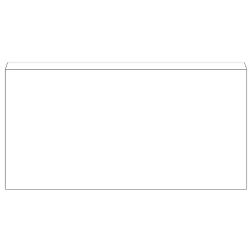500 enveloppes blanches 114x229 80gr autocollantes Fiducial