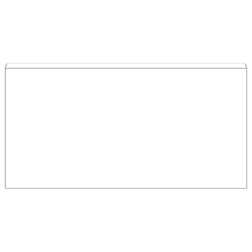 500 enveloppes blanches 114x229 80 gr siliconée Fiducial