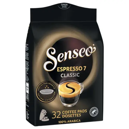 32 dosettes de café Senseoo Expresso classique