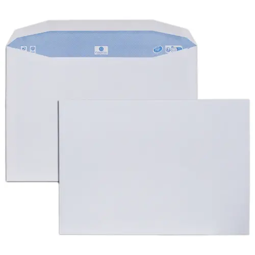 250 enveloppes MSPA blanches 229x324 90g gommées