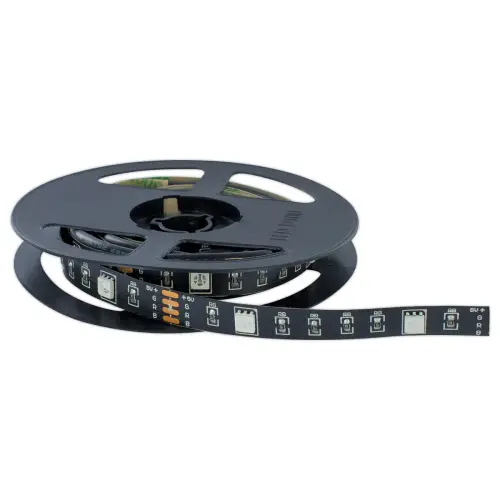 Lampe Bandeau LED RGB 2m t&eacute;l&eacute;commande + bluetooth 