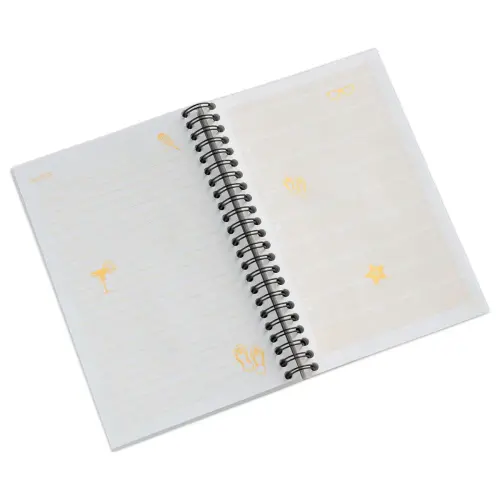 Carnet Atlanta " To do " - 19,5 x 12,5 cm - Jaune - Djois