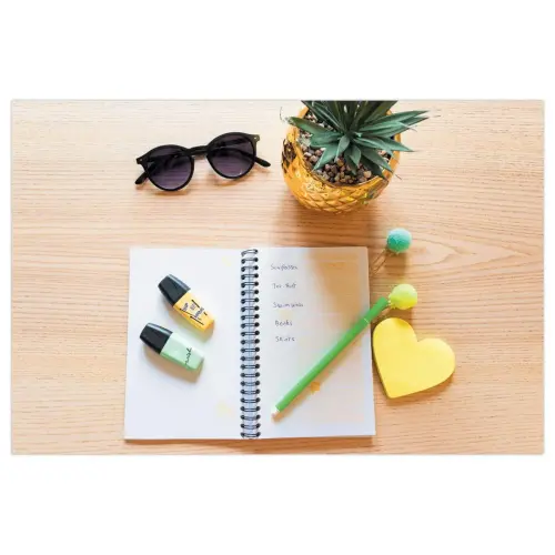 Carnet Atlanta " To do " - 19,5 x 12,5 cm - Jaune - Djois