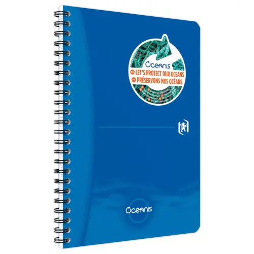 Cahier Oxford Oceanis int A5 180 pageslign&eacute; 7mm PP 