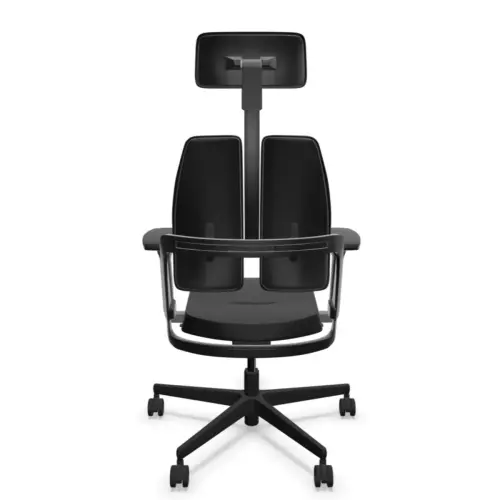 Siège DUO BACK ergonomique synchrone noir