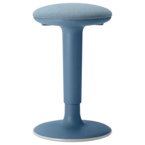 Tabouret oscillant bleu