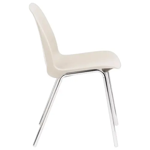 Chaise Charlotte beige pastel 