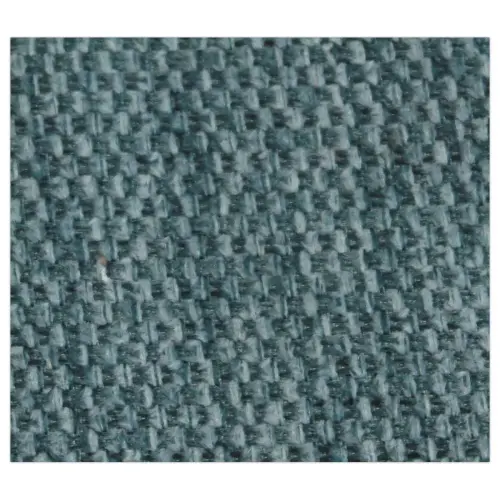 2 Fauteuils Tissu bleu clair 4 pieds métal montés