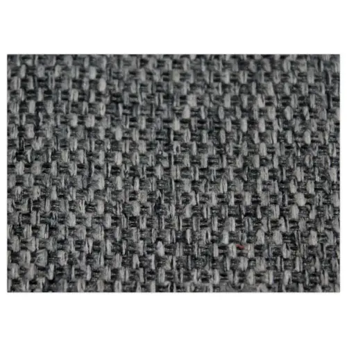 2 Fauteuils Tissu gris 4 pieds m&eacute;tal mont&eacute;s 