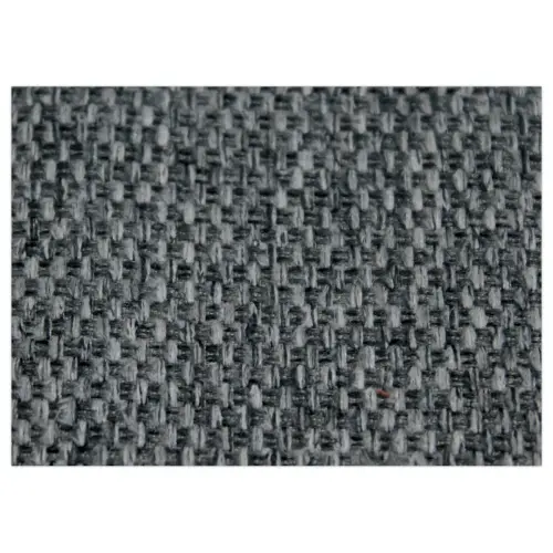 2 Fauteuils Tissu gris piétement à roulettes montés