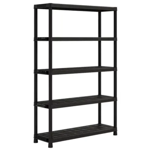Etag&egrave;re &ndash; L 120 cm &ndash; 5 rayonnages &ndash; Noir 