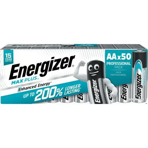 50 Piles alcalines - AA/LR6 - ENERGIZER 