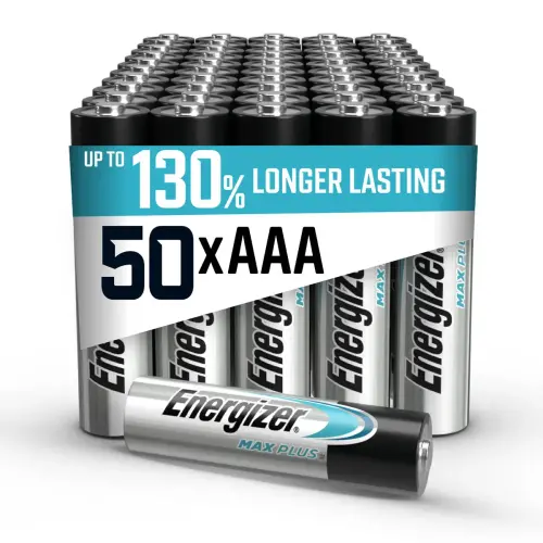 50 Piles alcalines AAA/LR3 - Max Plus - Energizer 