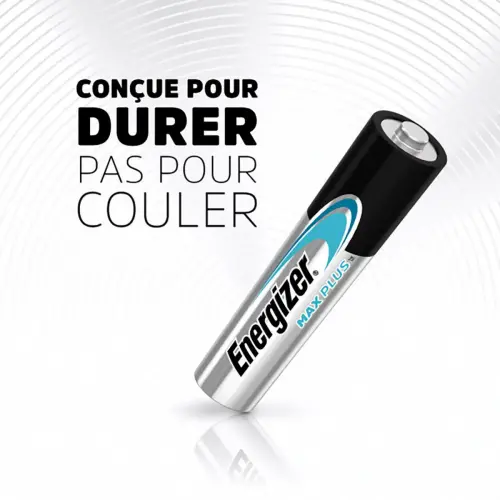 50 Piles alcalines AAA/LR3 - Max Plus - Energizer 