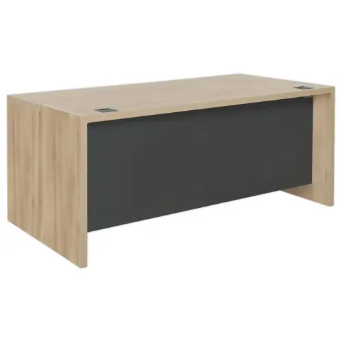 Bureau BARI 180 cm chêne du bocage monté