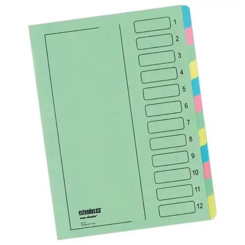 Trieur - dos extensible renforc&eacute; - 12 compartiments - EXTENDOS 