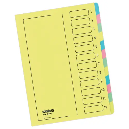 Trieur - dos extensible renforc&eacute; - 12 compartiments - EXTENDOS 