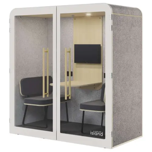 Cabine acoustique pour 2 personnes 