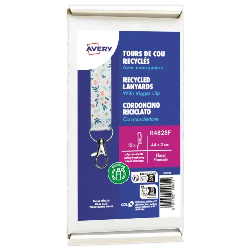 10 Tours de cou recyclés fantaisie x10