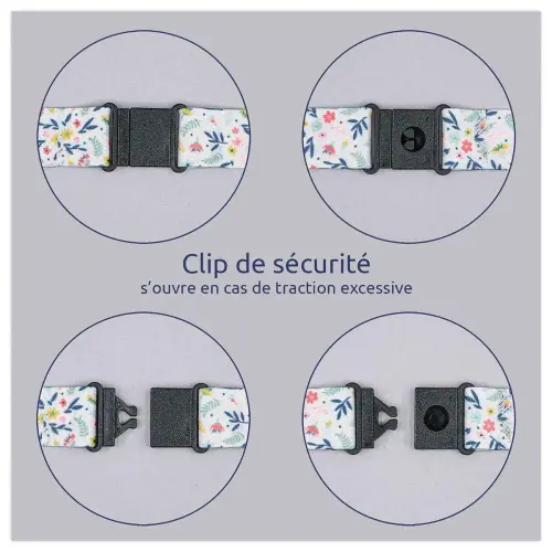 10 Tours de cou recyclés fantaisie x10