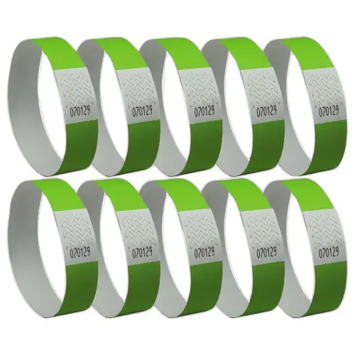 500 Bracelets Tyvek - Vert - AVERY 
