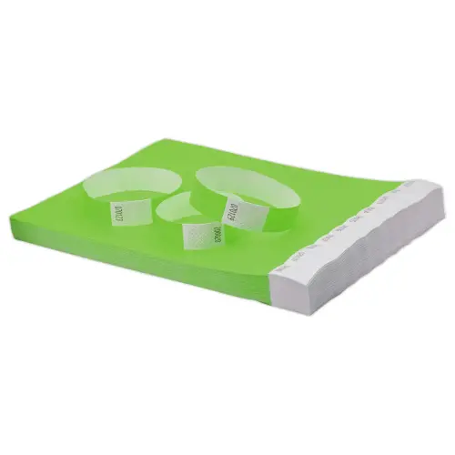 500 Bracelets Tyvek - Vert - AVERY 