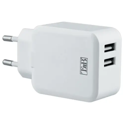 Chargeur secteur 2 ports USB-A 24W