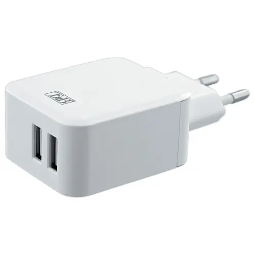 Chargeur secteur 2 ports USB-A 24W