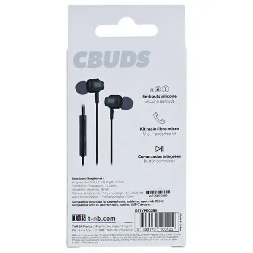 Écouteurs semi intra-auriculaires TYPE-C