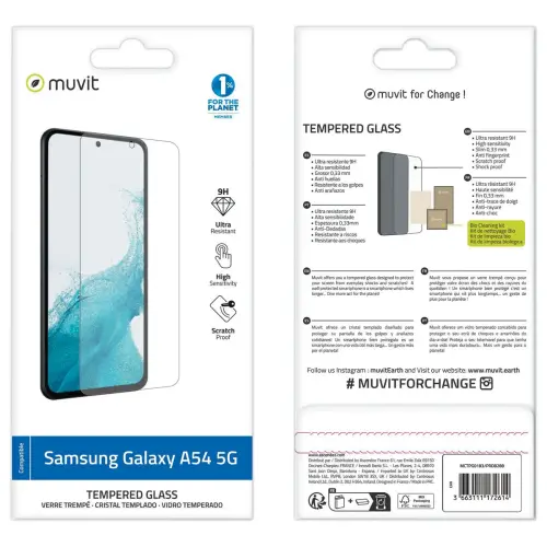 Verre trempé pour Samusung GALAXY A54