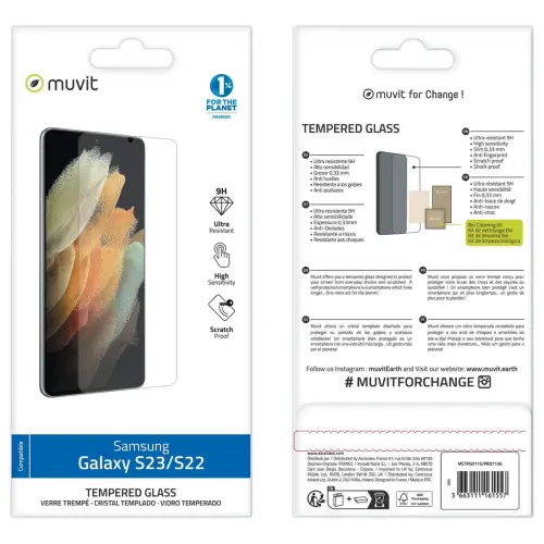 Verre trempé pour Samusung GALAXY S23/S22