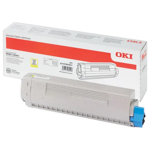 Toner OKI 45862837 - Jaune