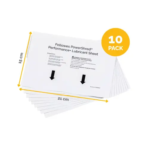 Feuilles de lubrification Performance+ - Fellowes