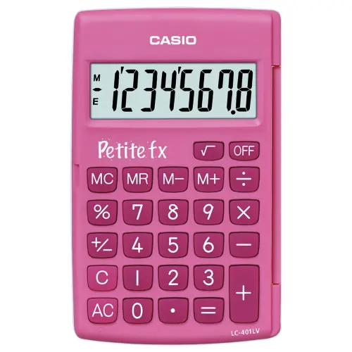 Calculatrice  petite FX - rose - CASIO 