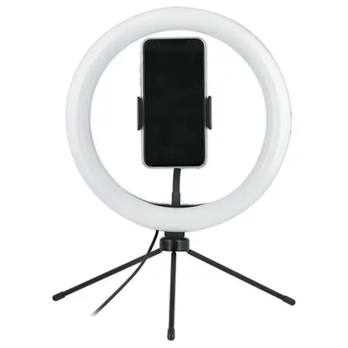 Anneau LED 10" pour smartphone T'NB noir