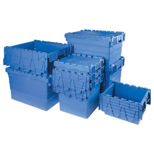 Bac navette gerbable 16 litres bleu