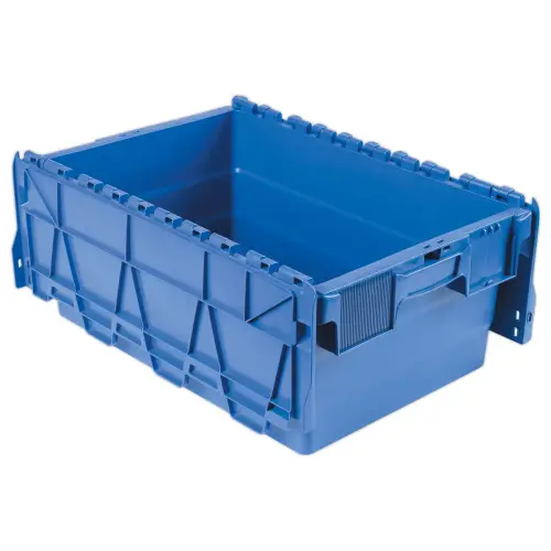 Bac navette gerbable 44 litres bleu