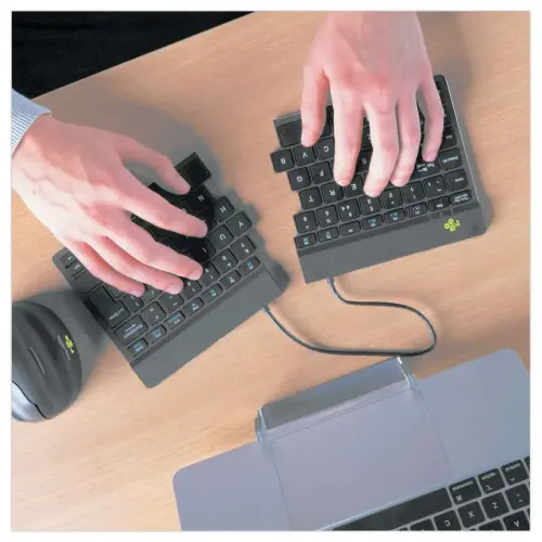 Clavier ergonomique Split Break noir 
