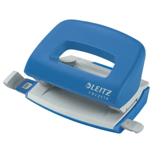Perforateur Leitz Recycle 2 trous, 30 feuilles - bleu