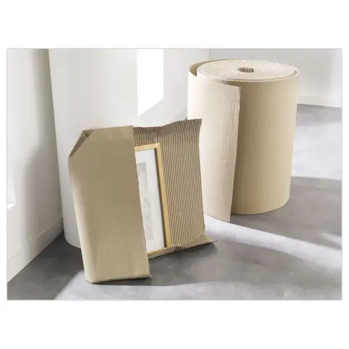 Rouleau de carton ondul&eacute; 1 m x 80 m 