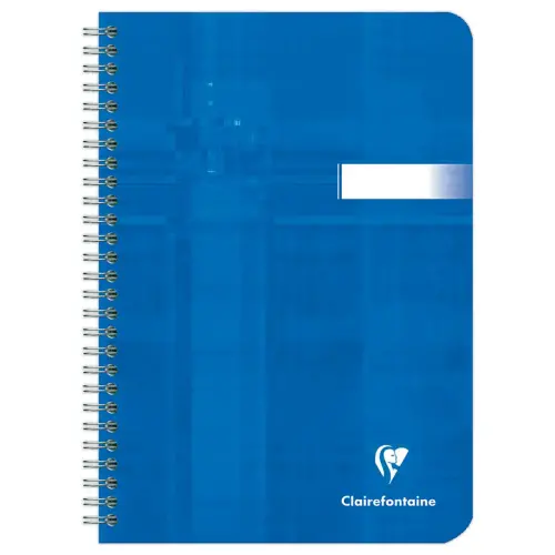 Cahier spirales A5 180 pages petits carreaux - coloris al&eacute;atoire - Clairefontaine 