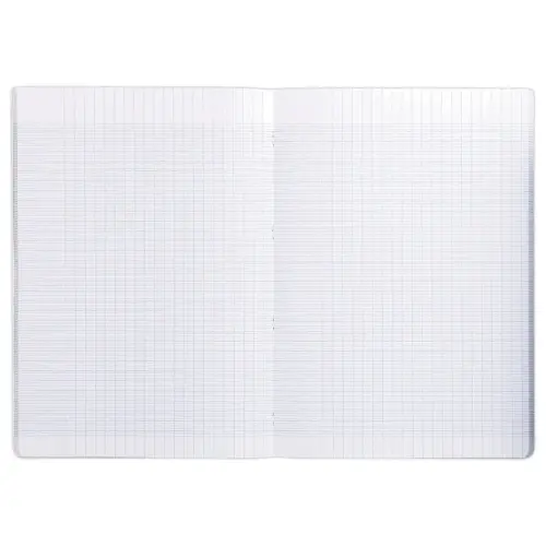 Cahier piqué A4 96 pages grands carreaux - couleur aléatoire