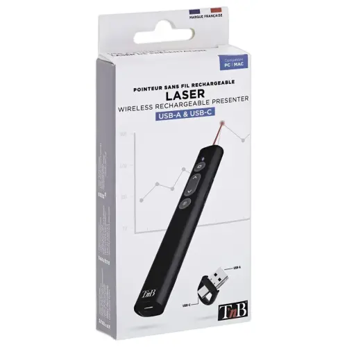 Pointeur laser – Rechargeable – T’nB