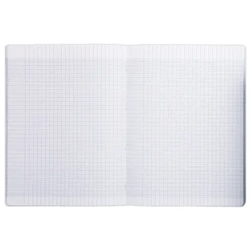 Cahier piqué 24x32 cm 96 pages grands carreaux - couleur aléatoire