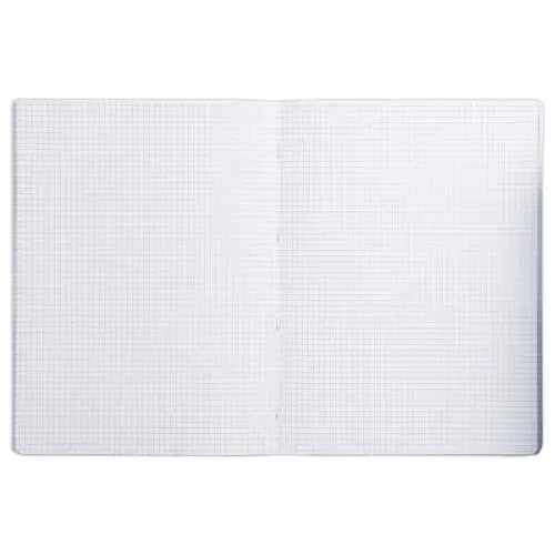 Cahier piqué 24x32 cm 96 pages petits carreaux - couleur aléatoire