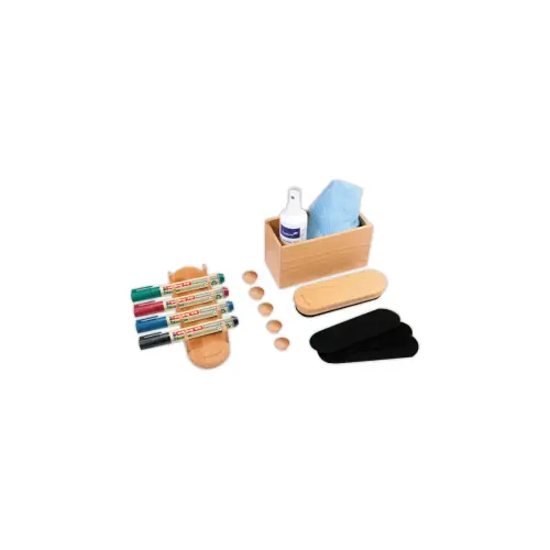 Kit d'accessoires Wooden pour tableau blanc - 17 pièces - Bois FSC® - LEGAMASTER