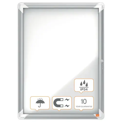 Vitrine d'extérieur magnétique - 4 x A4 - NOBO